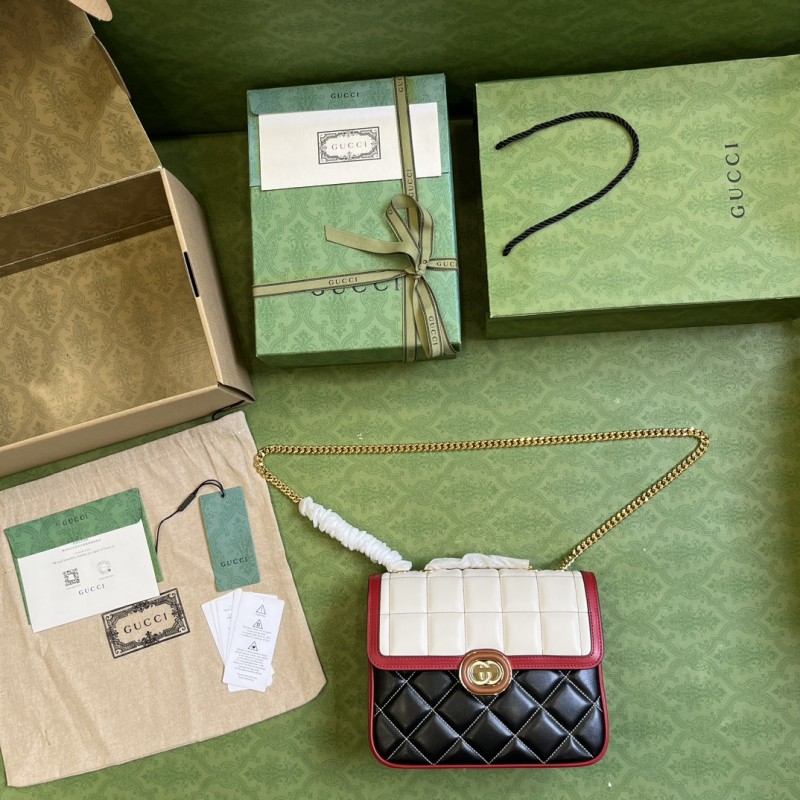 Gucci Deco Small Shoulder Bag(25*19.5*8)-077