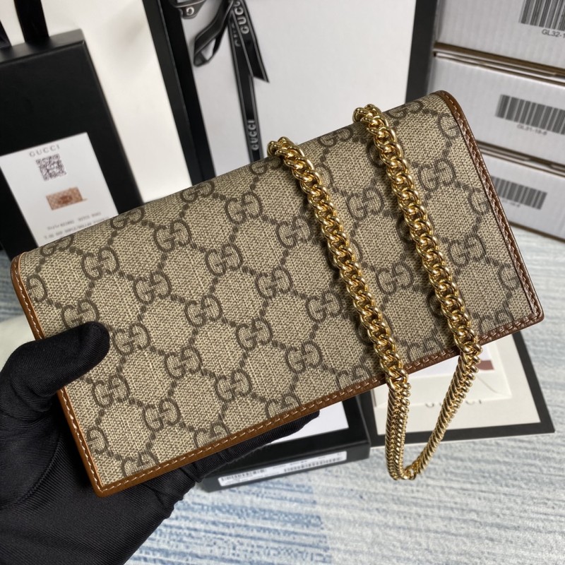 Gucci Horsebit 1955 Wallet with Chain(19*10*4cm)-003