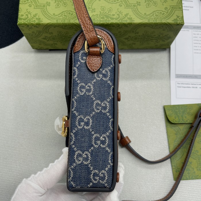 Gucci Horsebit 1955 Mini Bag(11.5*17*4cm)-004