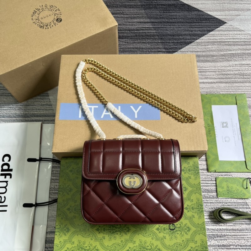 Gucci Deco Mini Shoulder Bag(18*14.5*8cm)-007
