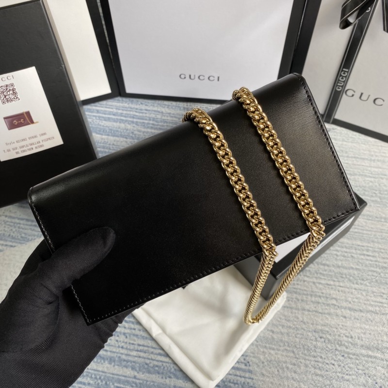 Gucci Horsebit 1955 Wallet with Chain(19*10*4cm)-013