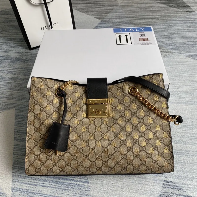 Padlock Medium GG Shoulder Bag(35*23.5*14cm)-025