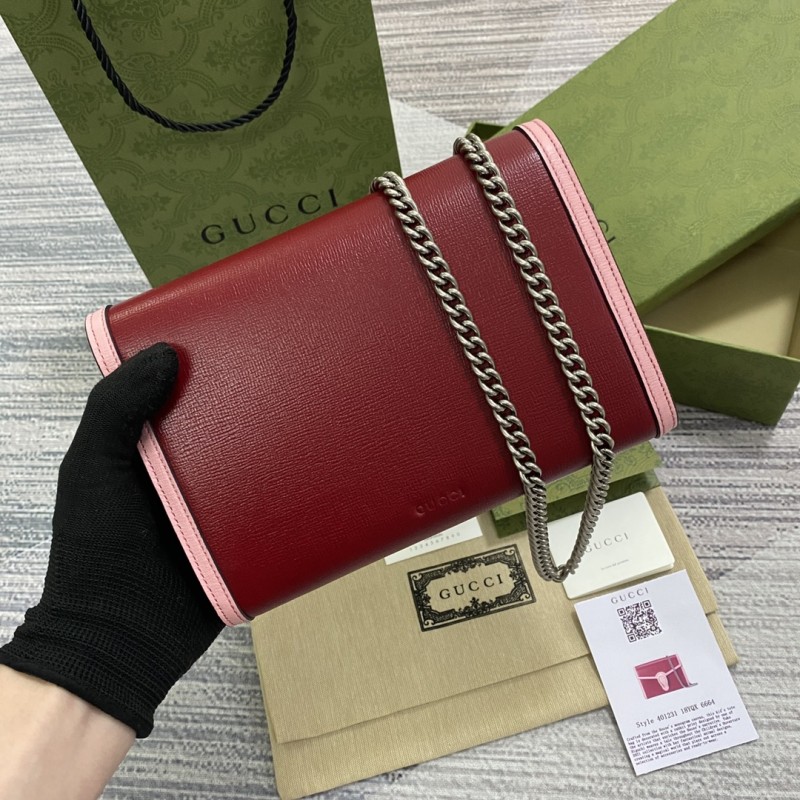 Dionysus Mini Leather Chain Bag(20*13*6cm)-004