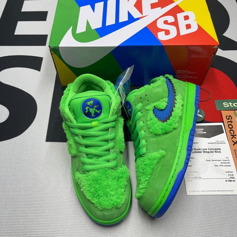 Nike SB Dunk Low Green Bear(Unisex)