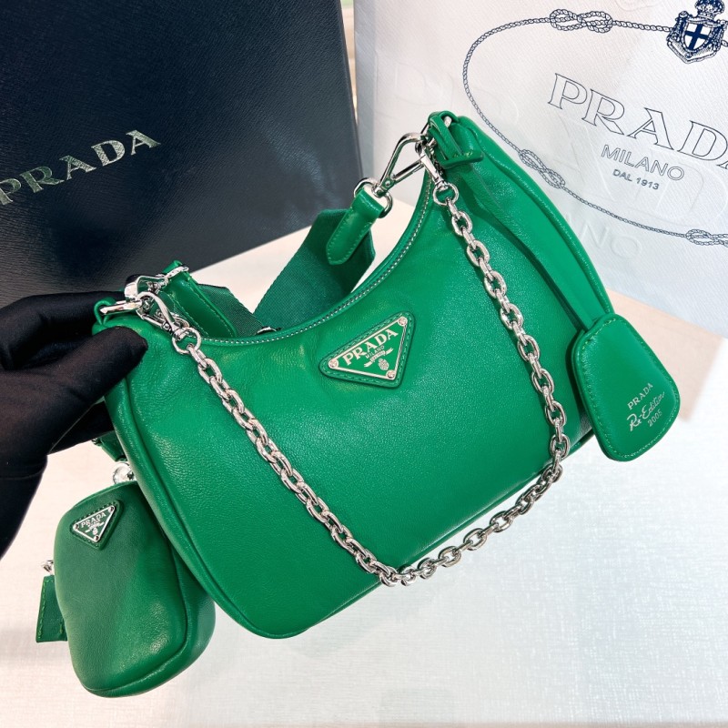 Padded Nappa-Leather Prada Re-Edition 2005 Shoulder Bag(22*18*6cm)-088