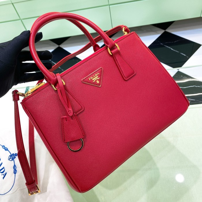 Medium Prada Galleria Saffiano Leather Bag(28*19*12cm)-0021