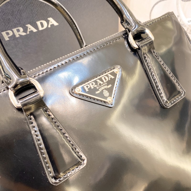 Prada Galleria Brushed Leather Bag(24*18*12cm)-089