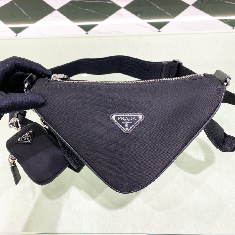 Prada Triangle Re-Nylon Shoulder Bag(26*14*12cm)-086