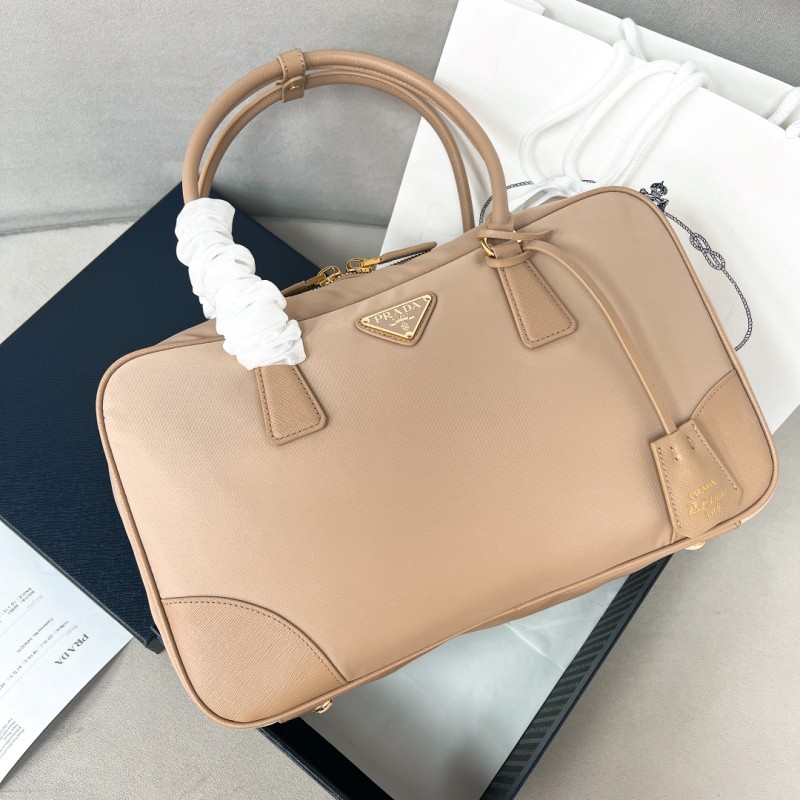 Prada Re-Edition 1978 Large Re-Nylon and Saffiano Leather Two-Handle Bag(35*21*10cm)-0801
