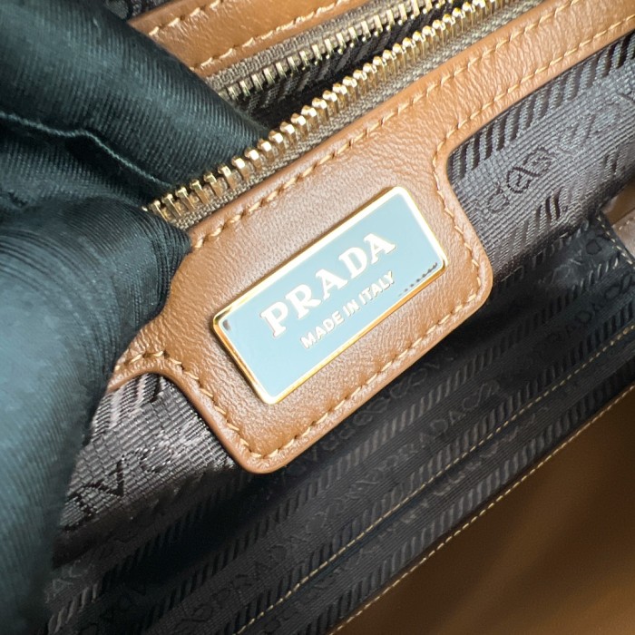 Prada Re-Edition 1978 Medium Re-Nylon and Saffiano Leather Two-Handle Bag(30*17*9cm)-089