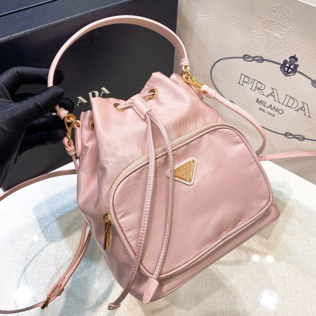 Prada Duet Re-Nylon Bucket Bag(22*17*12cm)-085