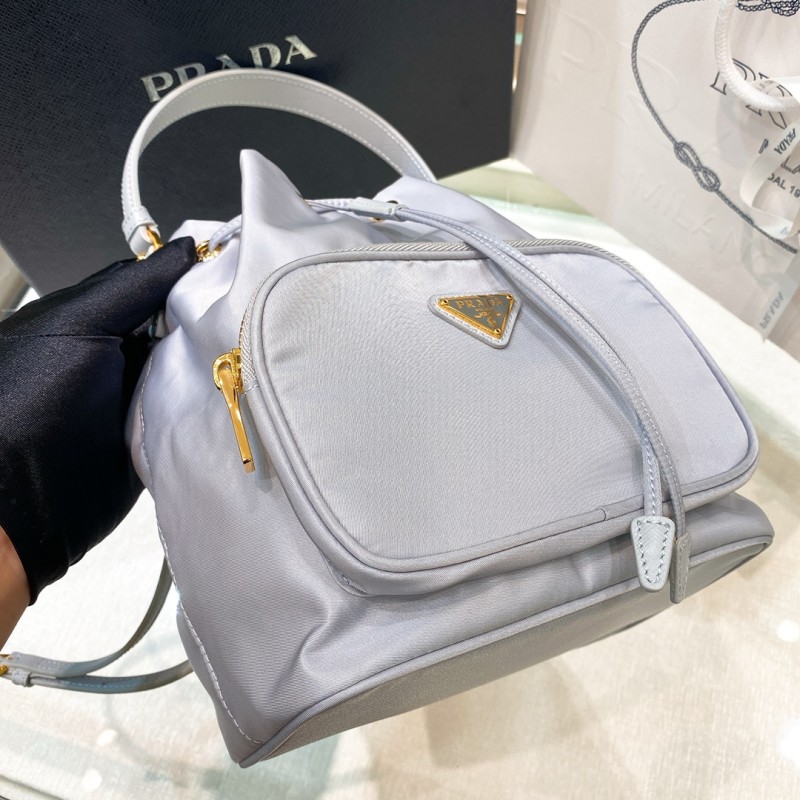 Prada Duet Re-Nylon Bucket Bag(22*17*12cm)-085