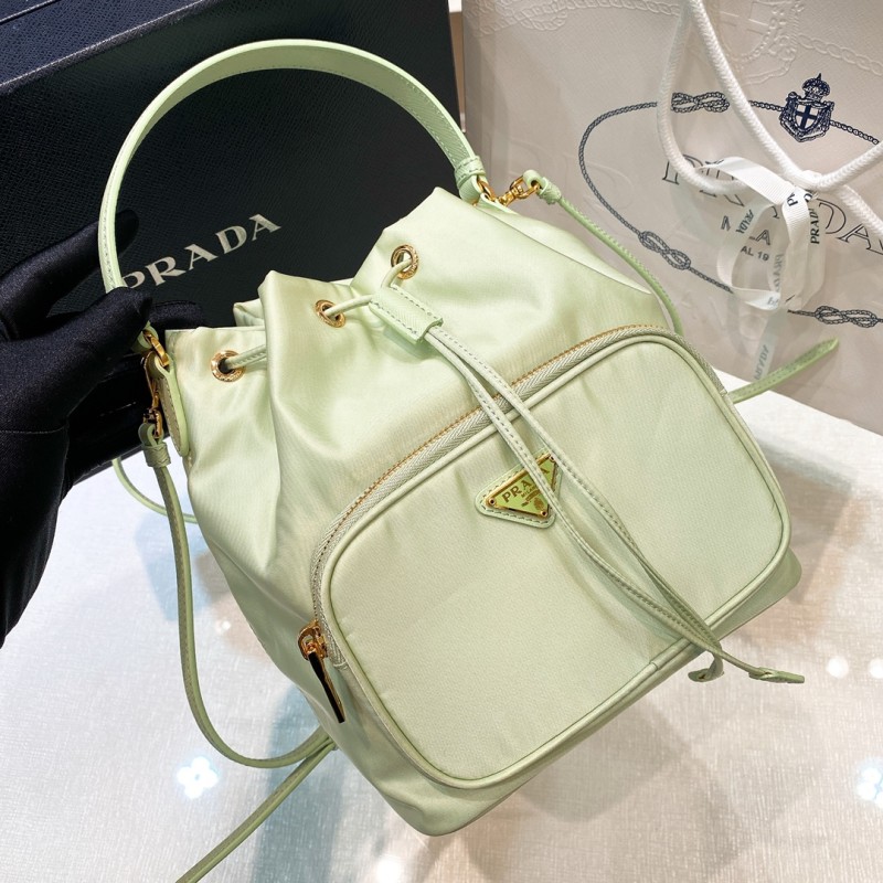 Prada Duet Re-Nylon Bucket Bag(22*17*12cm)-085