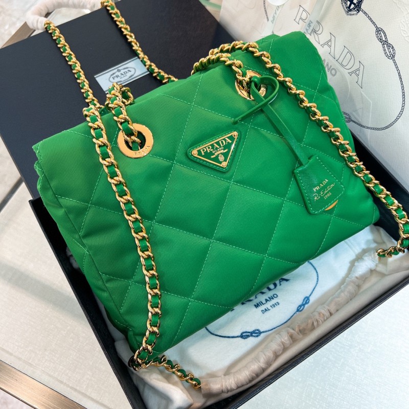Prada Re-Edition 1995 Chaîne Re-Nylon Tote Bag(25*19*7cm)-088