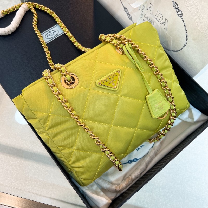 Prada Re-Edition 1995 Chaîne Re-Nylon Tote Bag(25*19*7cm)-088