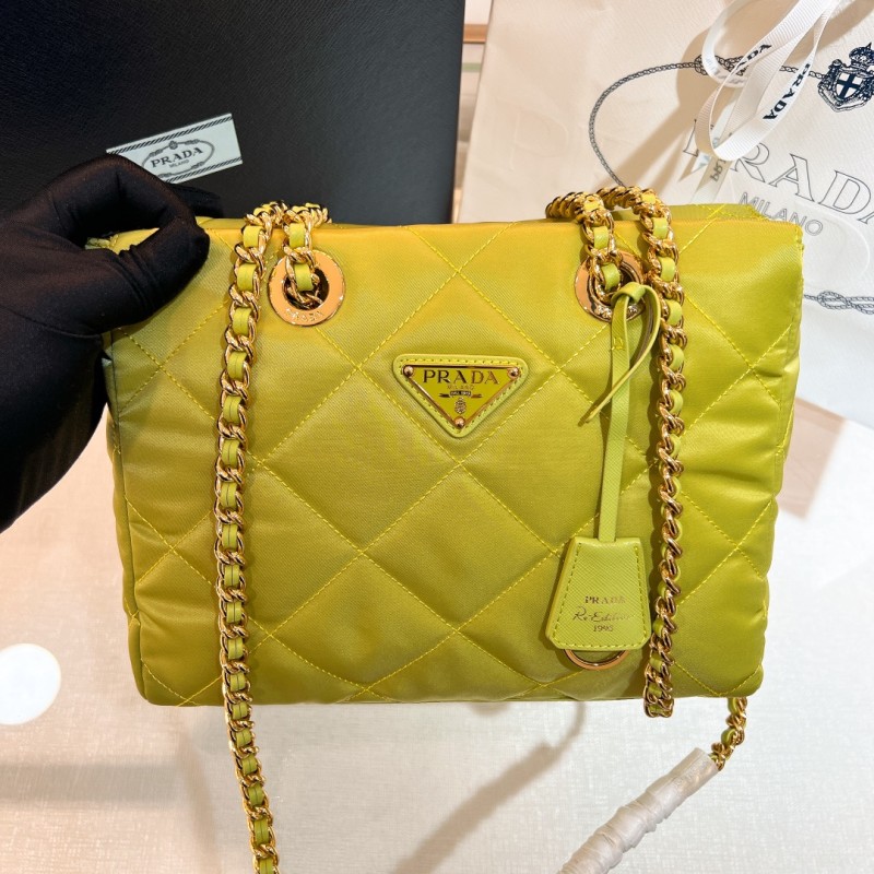 Prada Re-Edition 1995 Chaîne Re-Nylon Tote Bag(25*19*7cm)-088