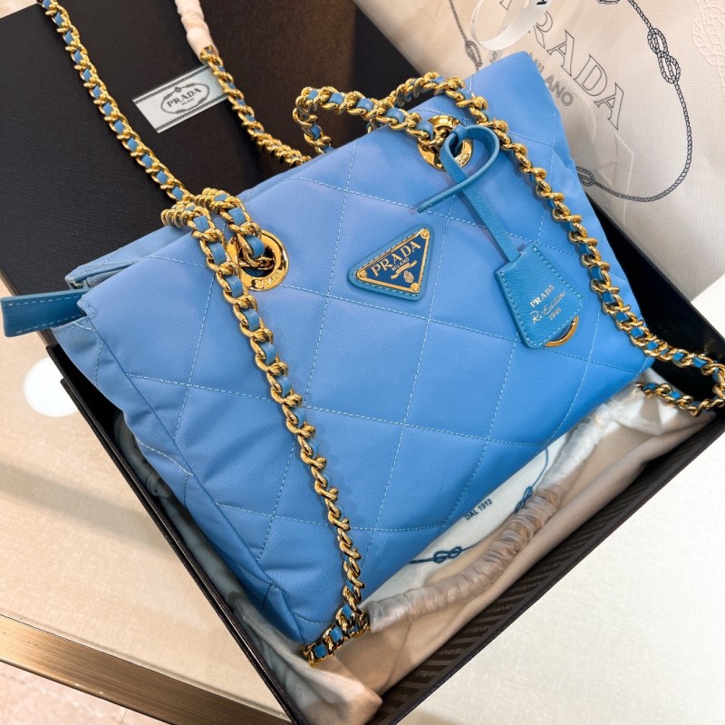 Prada Re-Edition 1995 Chaîne Re-Nylon Tote Bag(25*19*7cm)-088