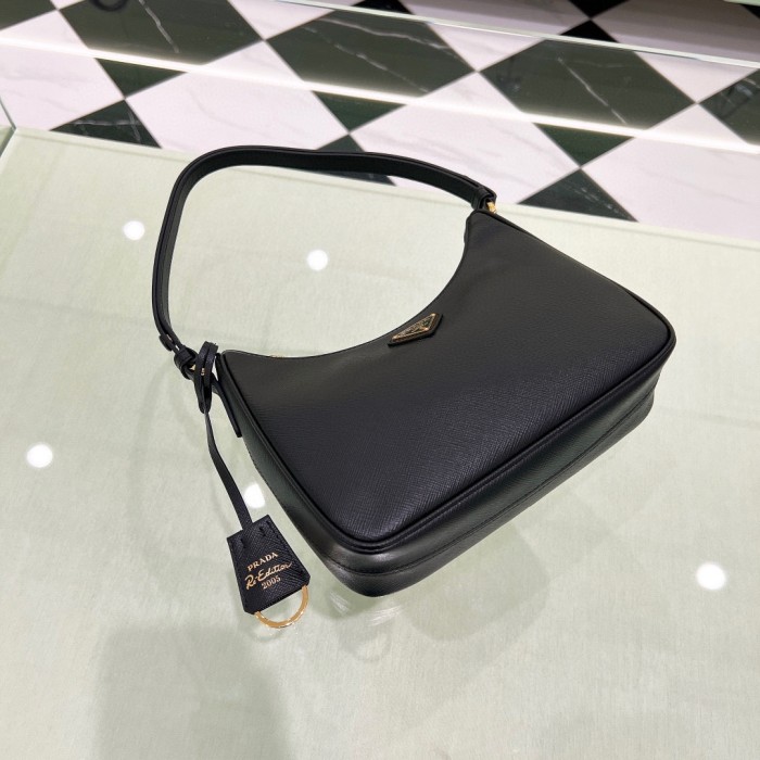 Prada Re-Edition Saffiano Leather Mini-Bag(22*18*6cm)-088