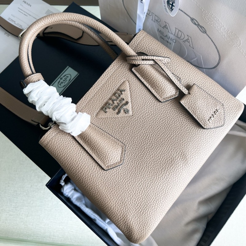 Prada Double Saffiano Leather Mini Bag(25*18.5*12.5cm)-0811