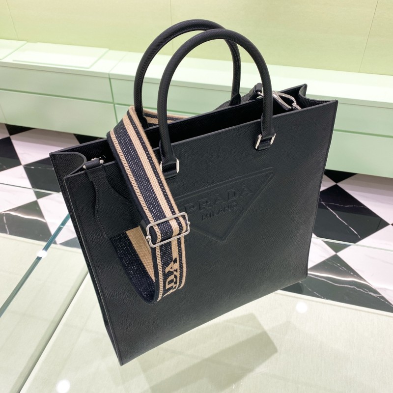 Saffiano Leather Tote Bag(37*37*9cm)-0051
