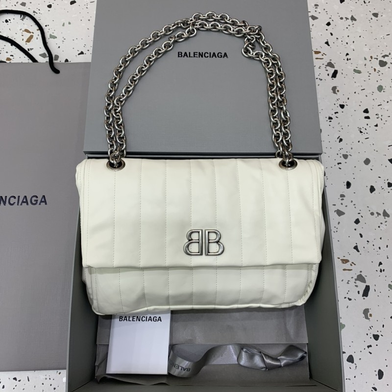 Women's Monaco Small Chain Bag Quilted(27.9*18*9.9cm)-089