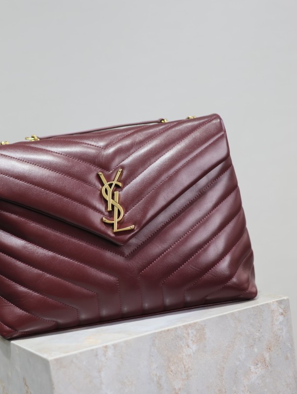 LOULOU Medium in Quilted Leather(32*22*12cm)-087