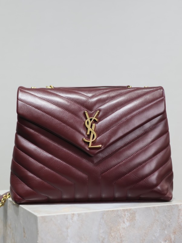 LOULOU Medium in Quilted Leather(32*22*12cm)-087