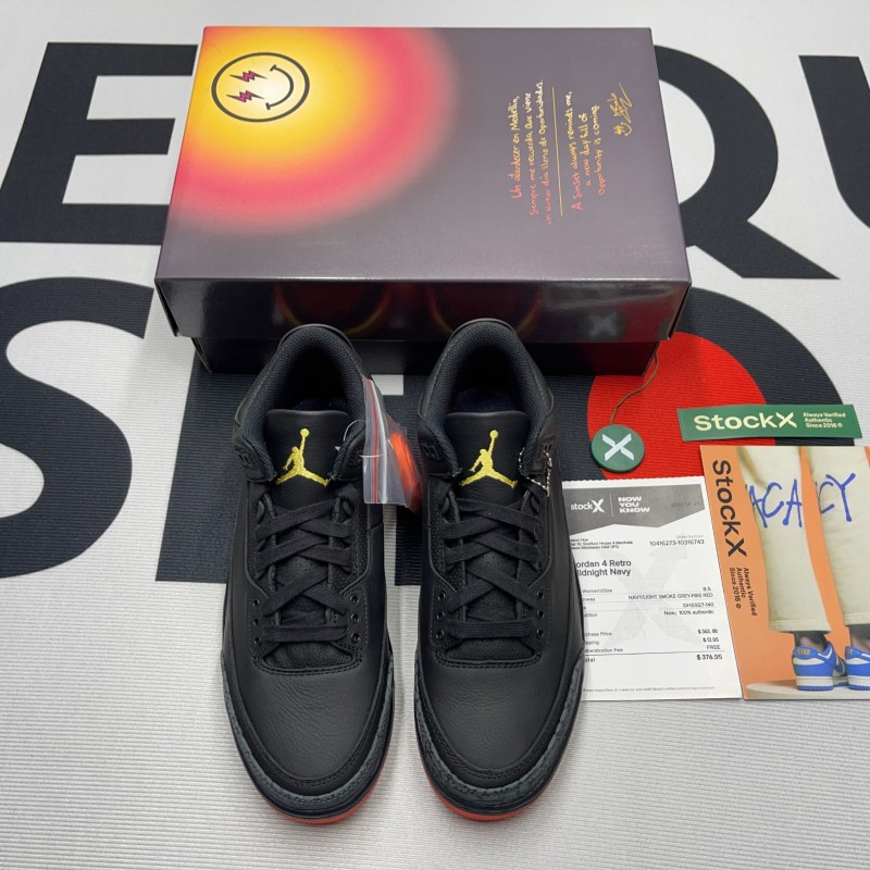 J Balvin x Jordan 3 Rio(Unisex)-054