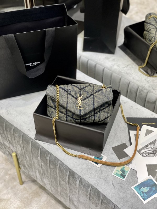  PUFFER Toy in Denim(23*15.5*8.5cm)-007