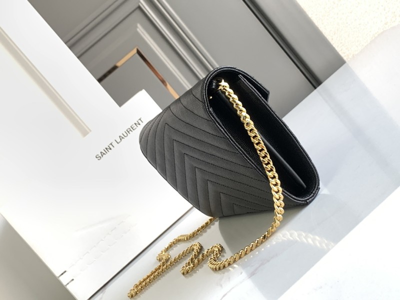 Classic CASSANDRE Chain Wallet in Grain de Poudre Leather(22.5*14*4cm)-006