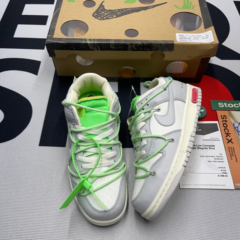 Nike Dunk Low Off-White The 50 NO.7(Unisex)