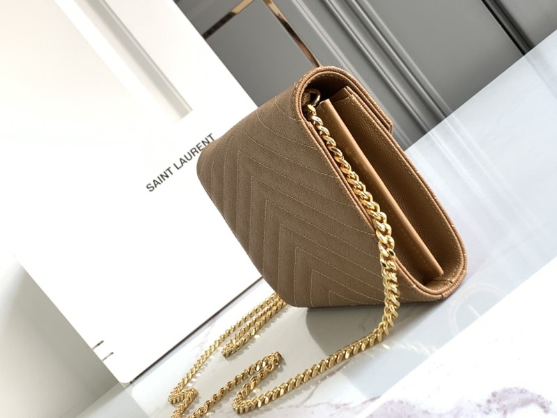 Classic CASSANDRE Chain Wallet in Grain de Poudre Leather(22.5*14*4cm)-006