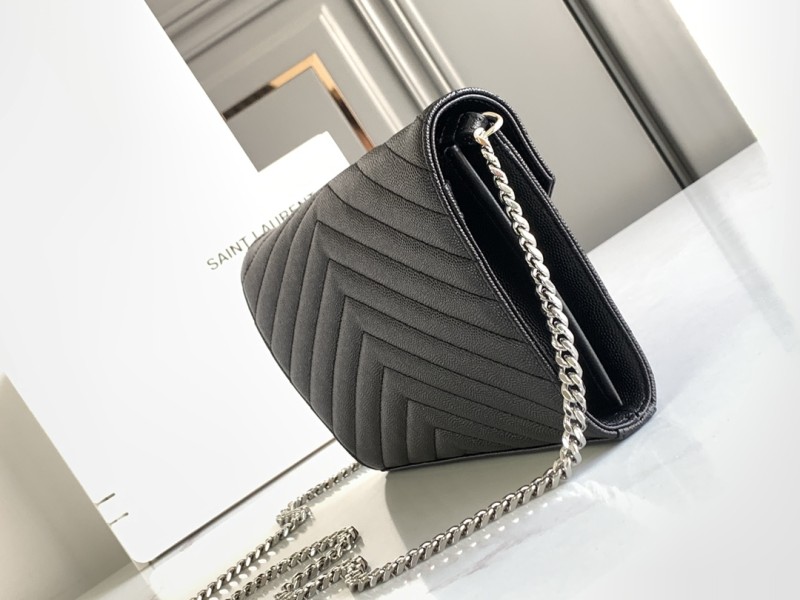 Classic CASSANDRE Chain Wallet in Grain de Poudre Leather(22.5*14*4cm)-006