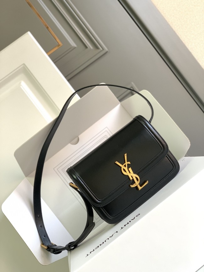 SOLFERINO Small Satchel in Box Saint Laurent(19*13*5cm)-007