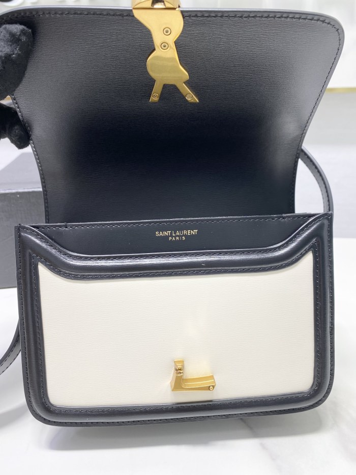 SOLFERINO Small Satchel in Box Saint Laurent(19*13*5cm)-007