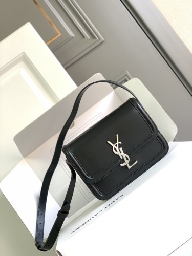 SOLFERINO Small Satchel in Box Saint Laurent(19*13*5cm)-007