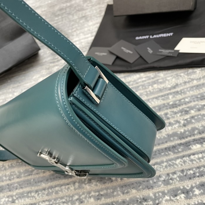 SOLFERINO Medium Satchel in Box Saint Laurent(23*16*6cm)-008