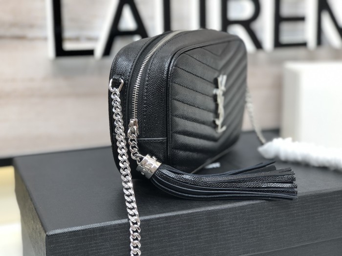 Mini LOU in Quilted Grain de Pouder Leather(19*10.5*5cm)-085