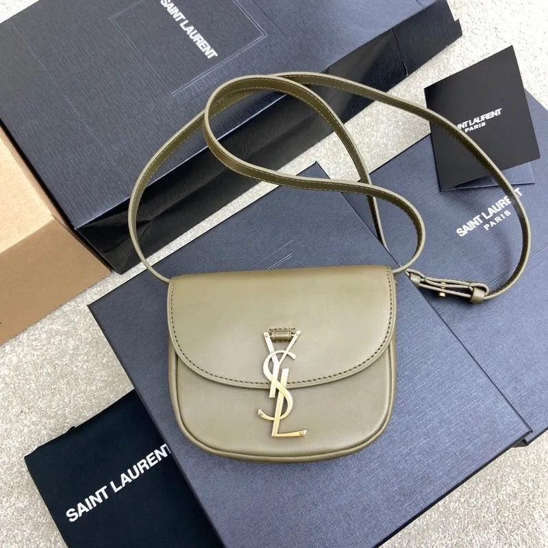 KAIA Mini Satchel in Smooth Leather(15*14*4.5cm)