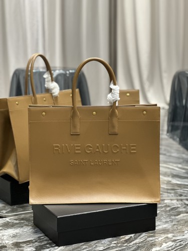 RIVE GAUCHE Large Tote Bag in  Leather(48*36*16cm)-059