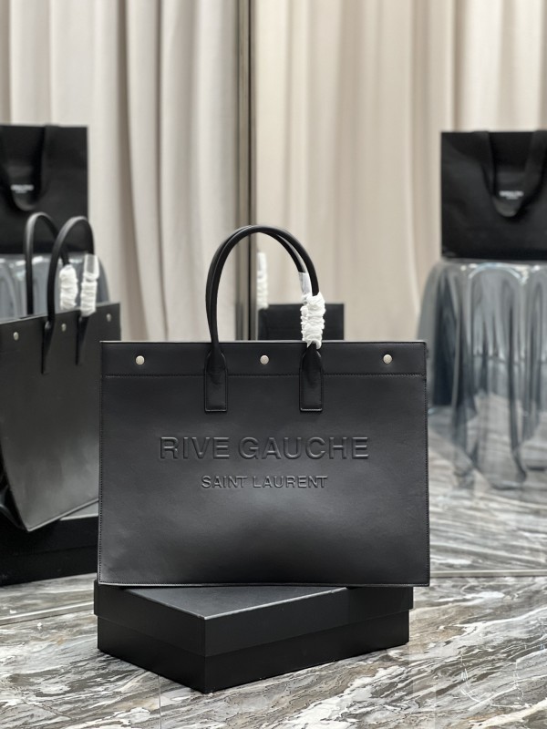 RIVE GAUCHE Large Tote Bag in  Leather(48*36*16cm)-059