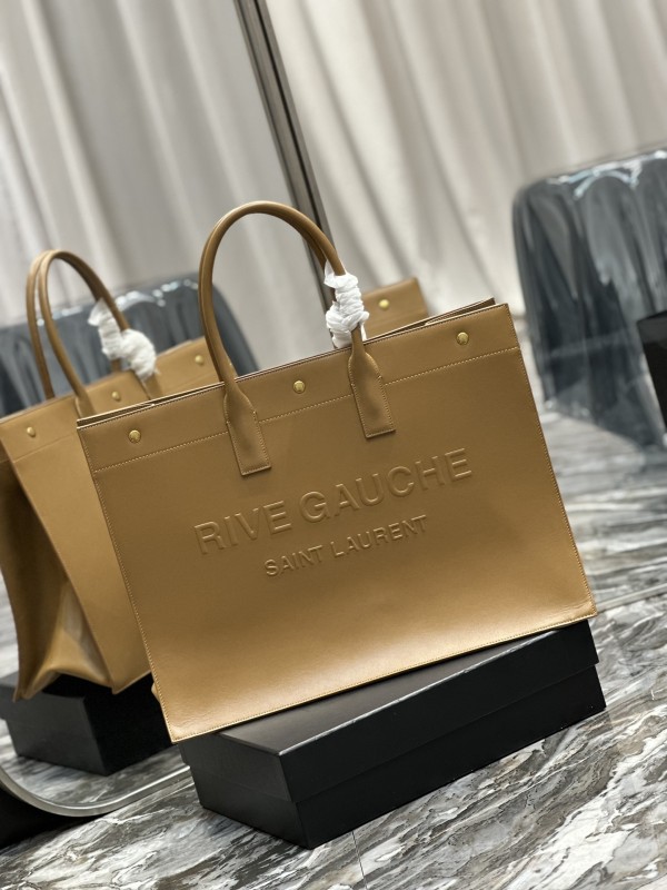 RIVE GAUCHE Large Tote Bag in  Leather(48*36*16cm)-059