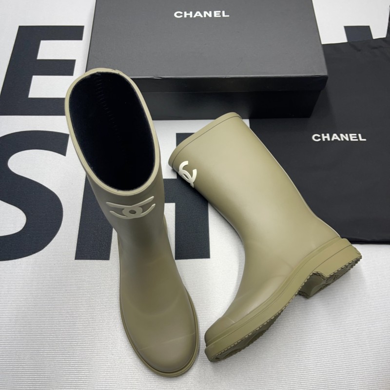 Chanel Rubber Rain Boots(Female)-084