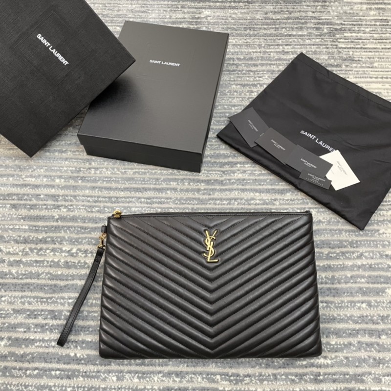 CASSANDRE MATELASSÉ Tablet Pouch in Leather(36*24.5*2.5cm)-084