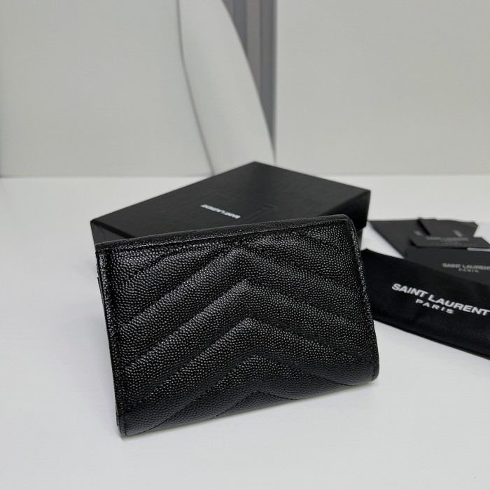 CASSANDRE MATELASSÉ Small Envelope Wallet in Grain de Poudre Leather(13.5*9.5*3cm)-082