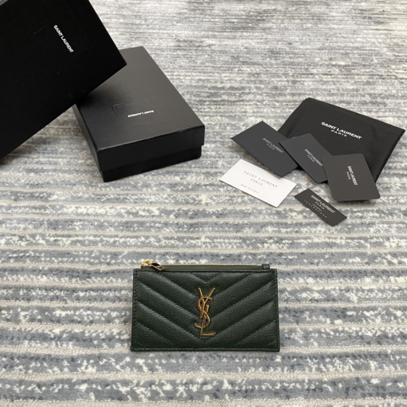 CASSANDRE MATELASSÉ Fragments Card Case in Grain de Poudre Leather(13*8*2cm)-081