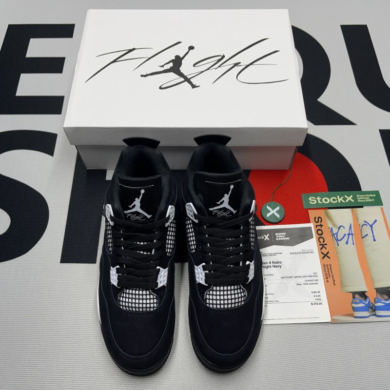 Jordan 4 Retro White Thunder(Unisex)