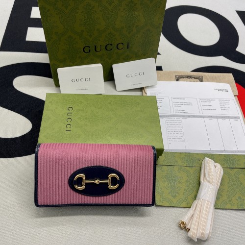 Gucci Horsebit 1955 Wallet with Chain(19*10*4cm)-023