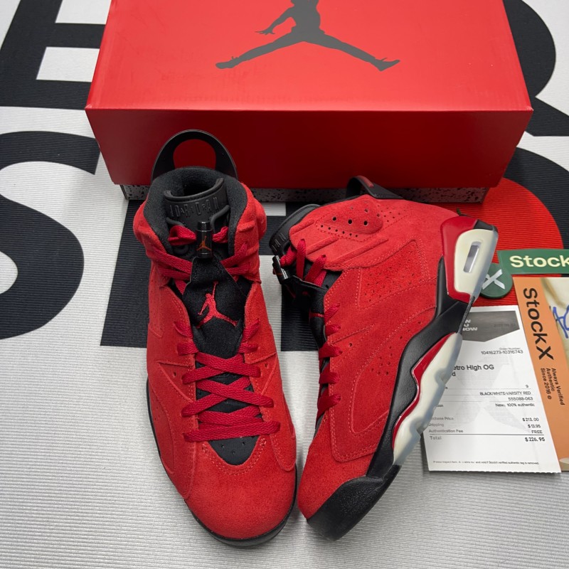 Jordan 6 Retro Toro Bravo(Unisex)