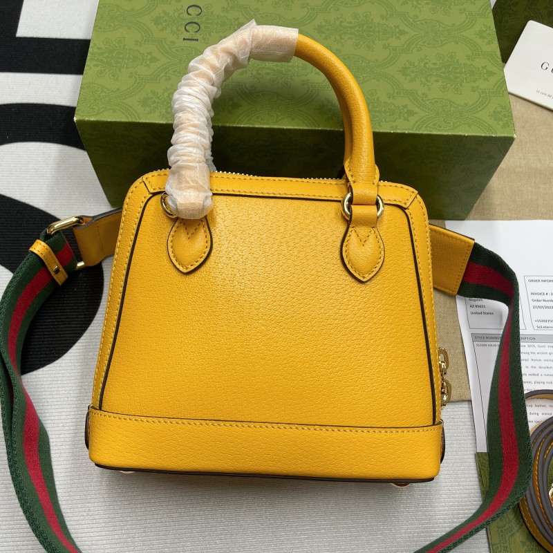 Gucci x Adidas Horsebit 1955 Mini Top Handle Bag(20*19.5*7.5cm)-007